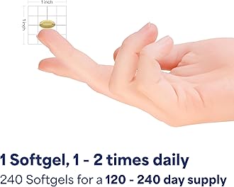 Puritan's Pride QSORB CoQ10 200 mg, Supports Heart Health (2 Pack of 240 softgels) 240 Count