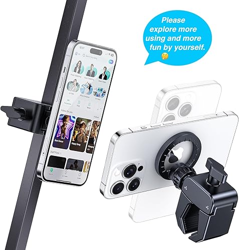 Miniatura 4 de Soporte de teléfono para cochecito MagSafe, soporte magnético para teléfono compatible con iPhone 1615141312 Series