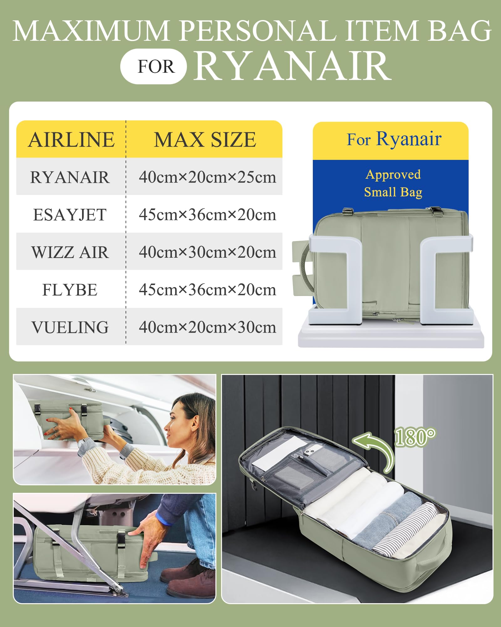 SZLX Zaino da viaggio grande con Sottovuoto da donna da escursionismo sportivo da esterno impermeabile da scuola casual laptop da 14 pollici con porta di ricarica USB scomparto per scarpe