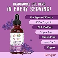 Vista 7 de MaryRuth Organics Gotas Líquidas de Saúco Orgánico USDA para Niños Extracto de Saúco Vegano con Glicerina Orgánica Suplemento de Apoyo