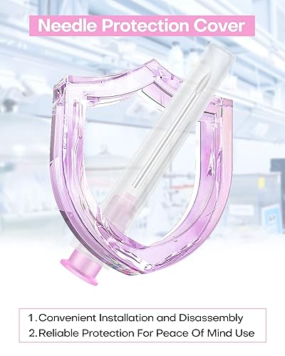 Miniatura 8 de 100pcs 18Ga 1 Inch Needle Luer Lock Accesorios de laboratorio, paquete individual estéril para medición científica, recarga de tintas