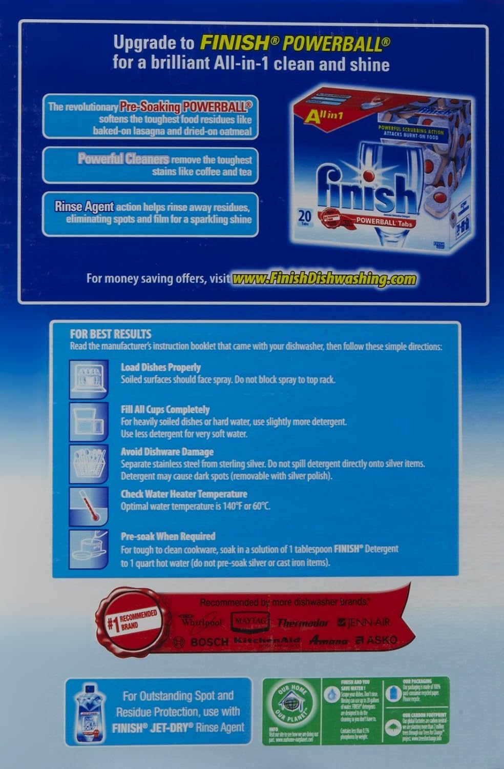 Finish Powder-Lemon Fresh-75 oz