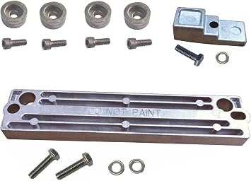 US Marine Products Zinc Anode Kit Fits Suzuki 90-140 HP Outboard Zinc Anode Kit US Military Grade Zinc Anode Kit Replaces 55321-94900, 55321-87J00, 55321-90J01, 95441, 18-6161