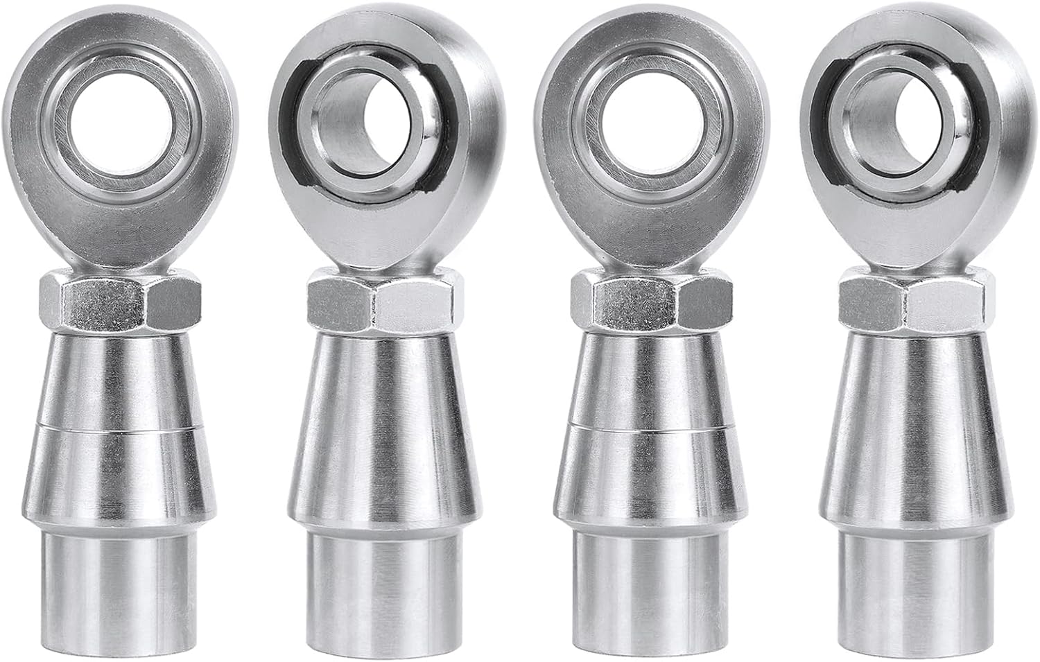 5/8” Heim Joints Rod End Kit,.625" Chromoly Heim Joints Panhard Rod End Kit for Steering,Suspension, Traction Bars, Right&Left Hand Thread with Tube Adapters & Jam Nuts - 2Set