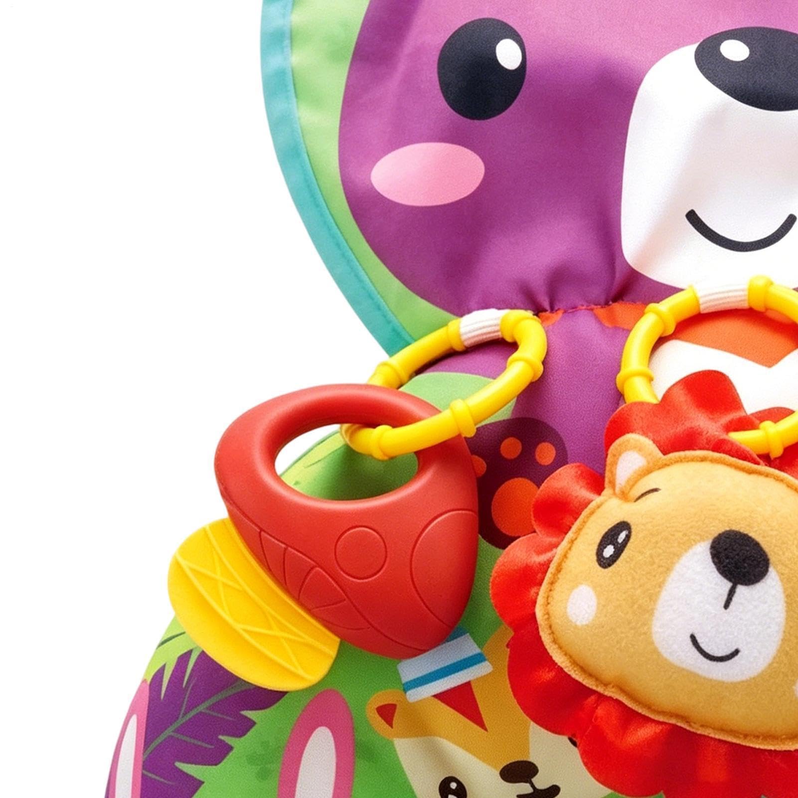 Cuscino per sedersi, cuscino di supporto rotolabile, con 45,6 x 31,8 x 10 cm, cuscino per allenamento da pavimento, per bambini, equilibrio morbido e per il movimento, design comfort minimo