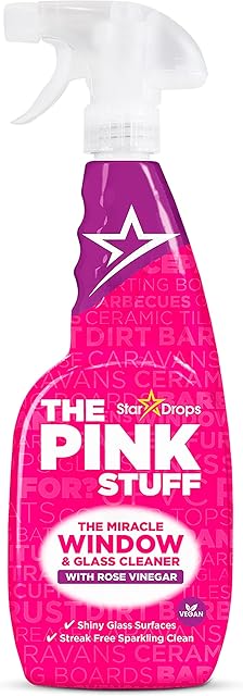Stardrops The Pink Stuff The Miracle Window & Glass Cleaner with Rose Vinegar