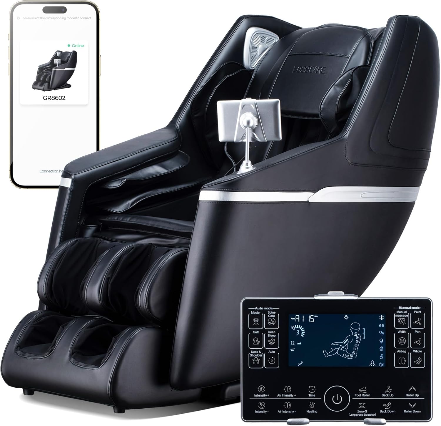 2026 3D Full Body Massage Chair: Zero Gravity Shiatsu Massager Chairs for Office - SL Track Back Heating Massaging Recliner for Home Family