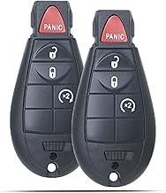 MechanMagic Key Fob Compatible with Jeep Cherokee 2014 2015 2016 2017 2018 2019 2020 2021 Keyless Entry Remote Control Key Replacement GQ4-53T 68105083 4A Chip (Pack of 2)