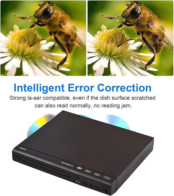Dvd Cd ディスクプレーヤー ホーム プレーヤー デジタルマルチメディアプレーヤー Av 出力 リモコン付き 使いやすい