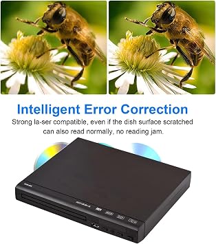 Dvd Cd ディスクプレーヤー ホーム プレーヤー デジタルマルチメディアプレーヤー Av 出力 リモコン付き 使いやすい