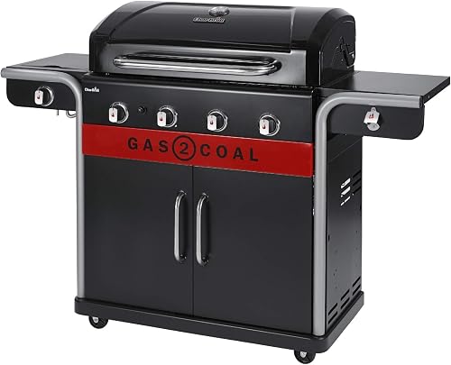 Char-Broil Gas2Coal 440 Hybrid Grill Gas Barbecue, Black, 61 x 24 x 46 cm - 3