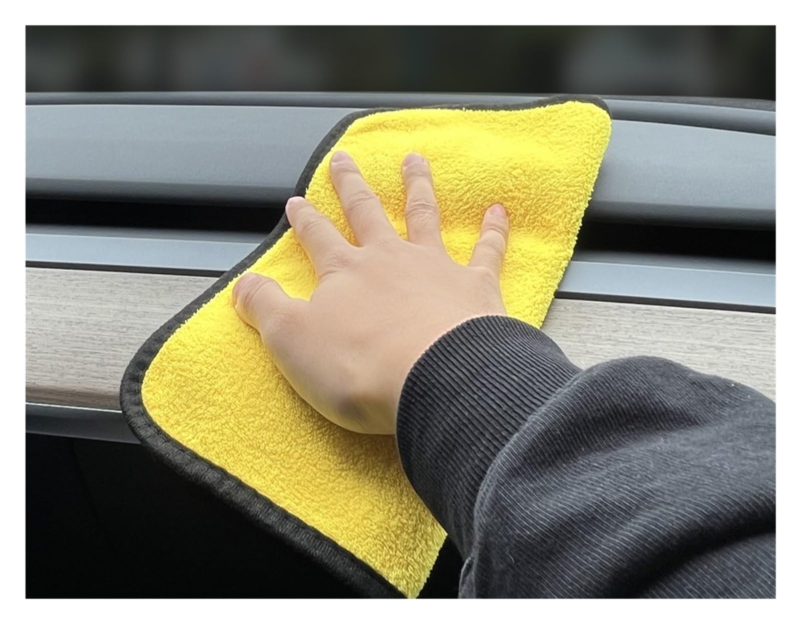 Super Absorbent Microfiber Car Wash Towel - Thick Drying Cloth for Care Cleaning 30x60x10pcs — view 5