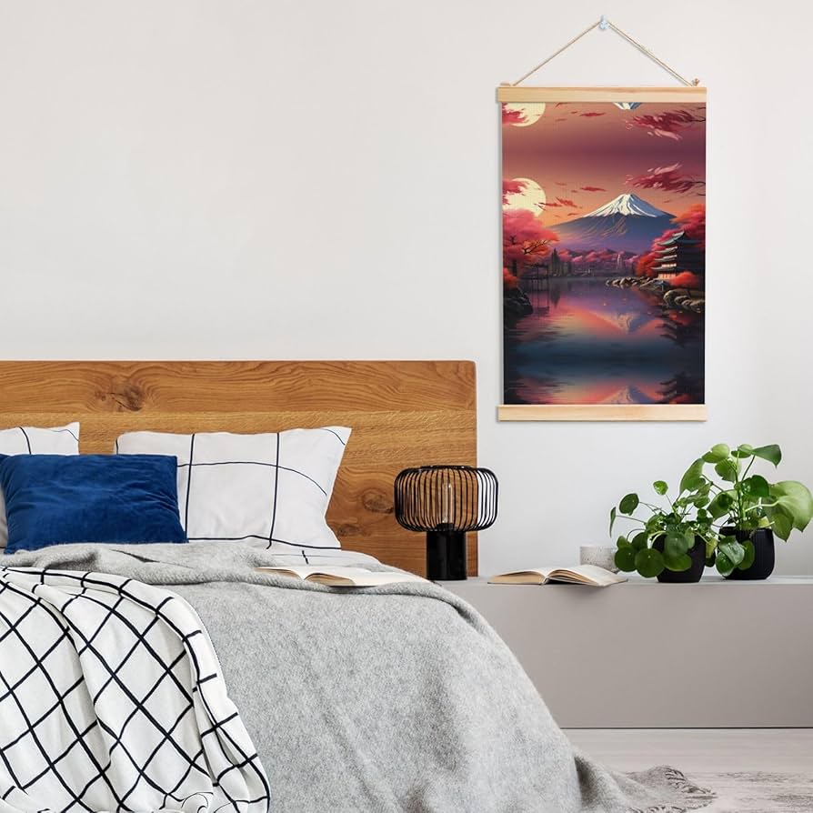 Amazon.com - NOUZU Japan Mount Fuji Landscape Print Poster