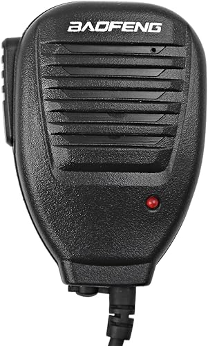Miniatura 2 de BAOFENG Altavoz MIC para BAOFENG UV-5R 5RA 5RB 5RC 5RD 5RE 5REPLUS 3R+ 5R EX, 5RX3, negro