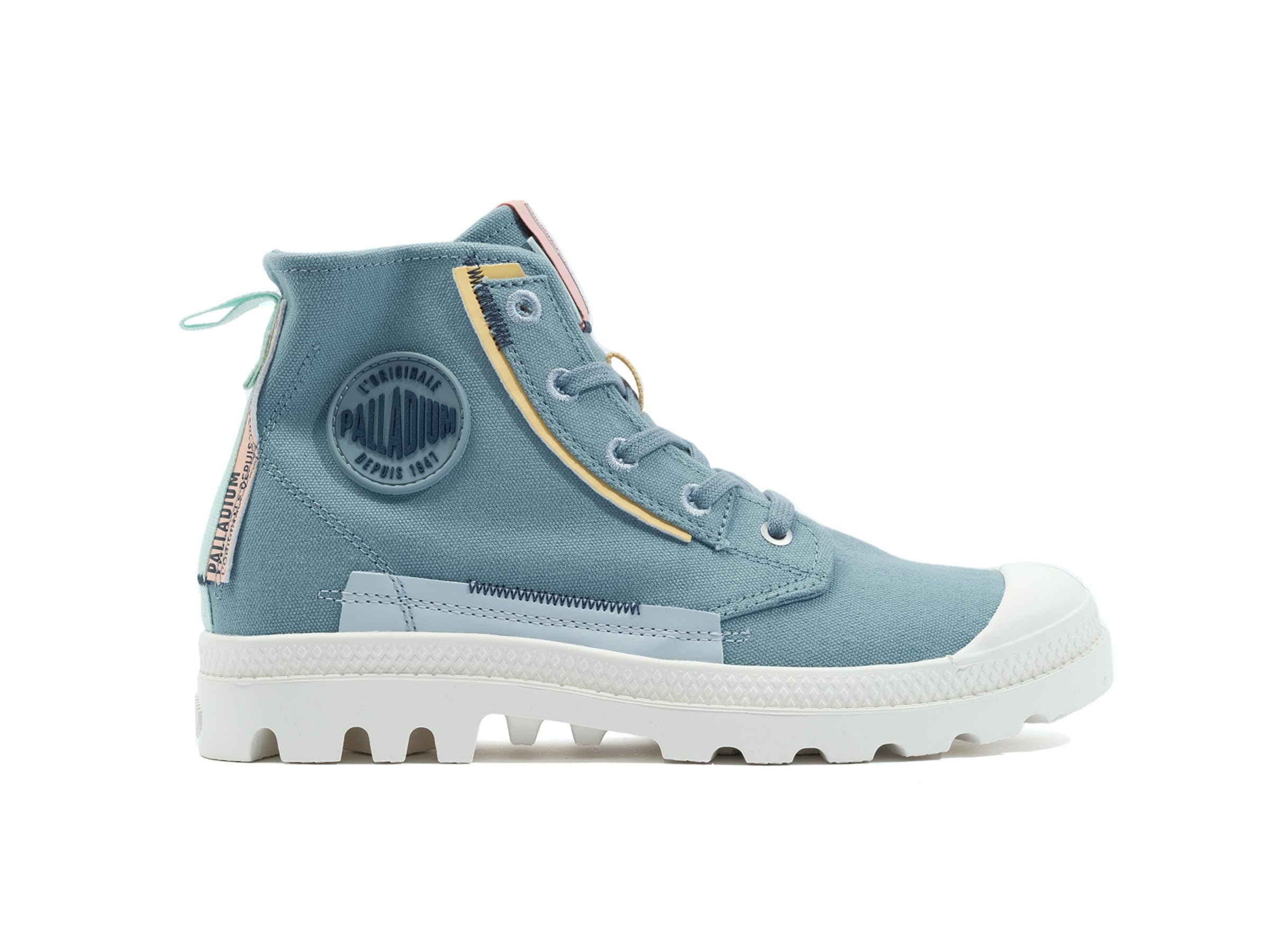 Palladium Women's Pampa Underlayer Sneaker, City Blue, 7 UK