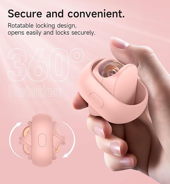 SURITCH Case for Loop Earplugs, Portable Storage Container for Earplugs & Accessories, Pink