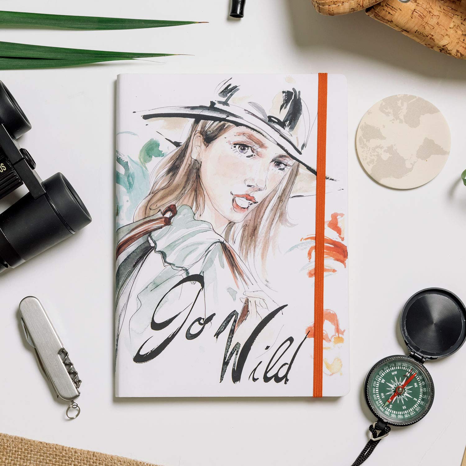 Recuerding - Pack 4 Cuadernos A5 de Viaje, 96 Páginas Cada Uno | con Bolsillo | Libretas Bonitas con Goma | para Notas y Dibujar | Hojas Color Marfil | Sketchbook | Hechos en España