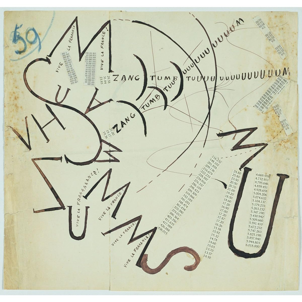 Toile Roulée Marinetti de décoration murale format 61x81 cm