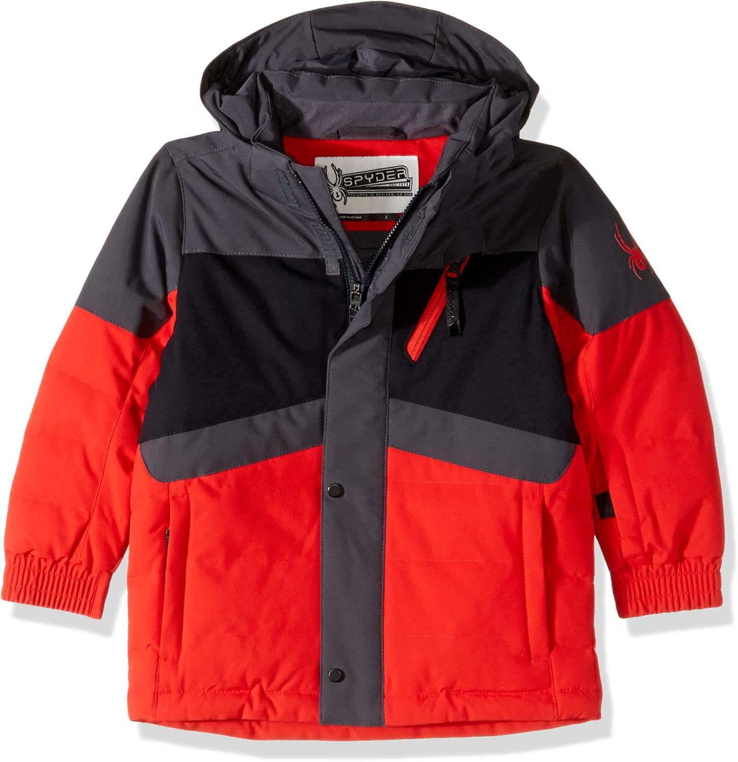 Spyder boys Mini Trick Synthetic Ski Jacket