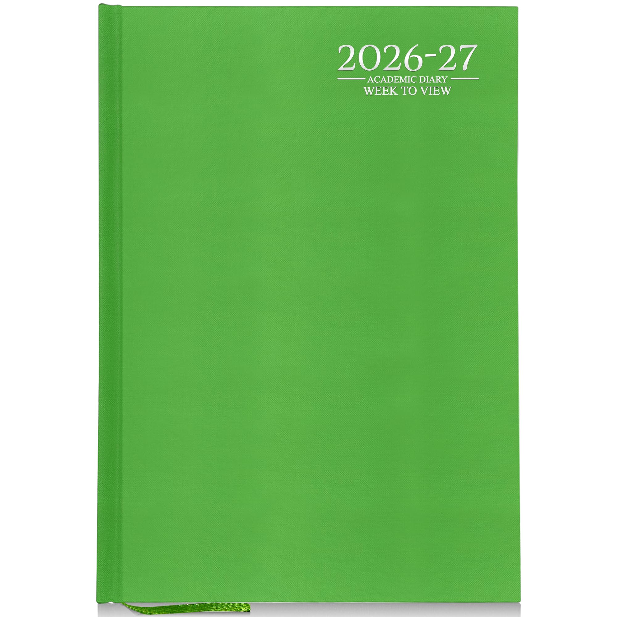 G4GADGET 2026-2027 Academic Diary A4 Week To View Lime Green Hardback – August 2026 to July 2027 Weekly Planner, Student Teacher School Organizer, Timetable & Appointment Year Planner