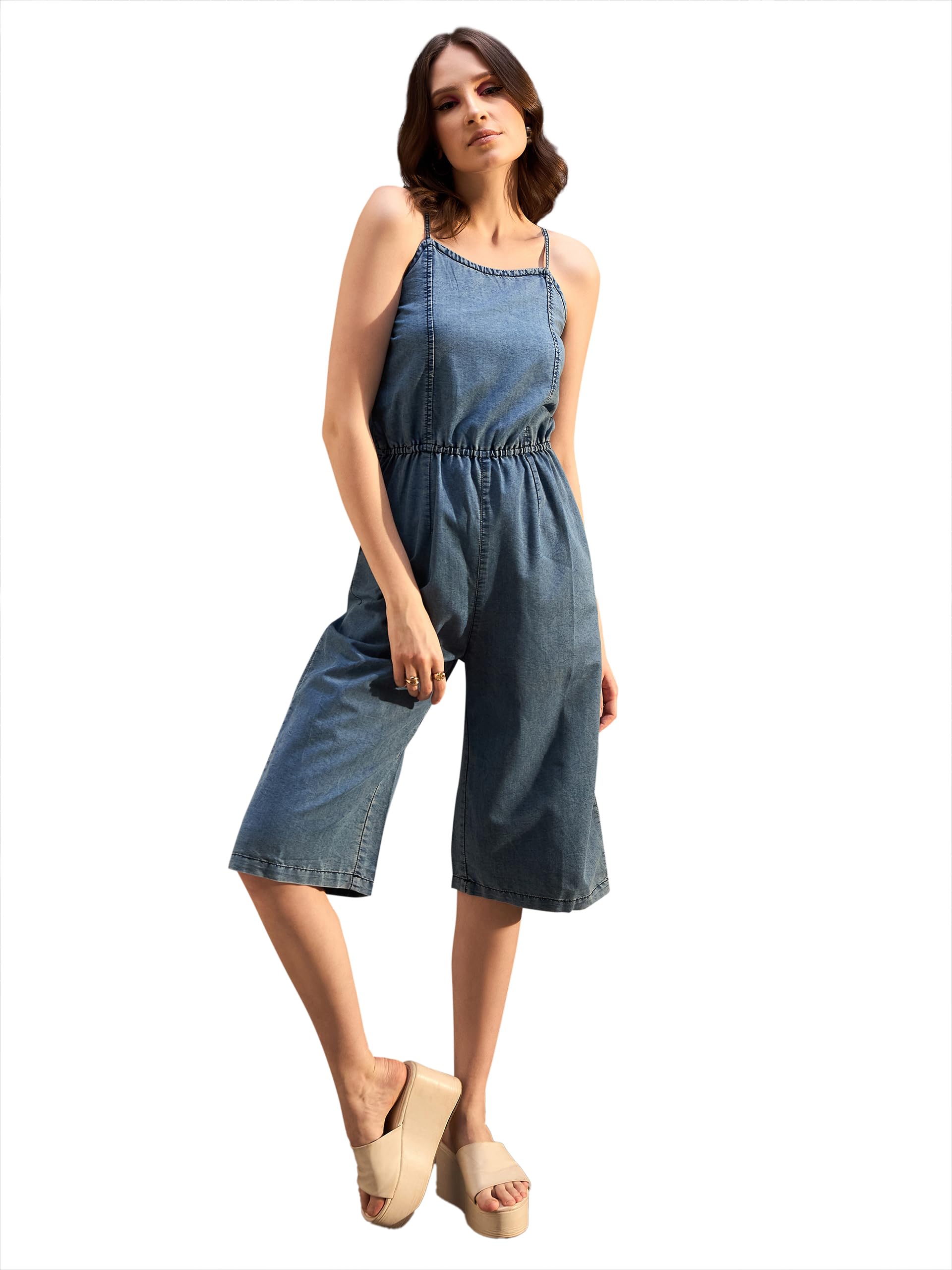 stylestone Women's Denim Strap Jumpsuit-picture-30
