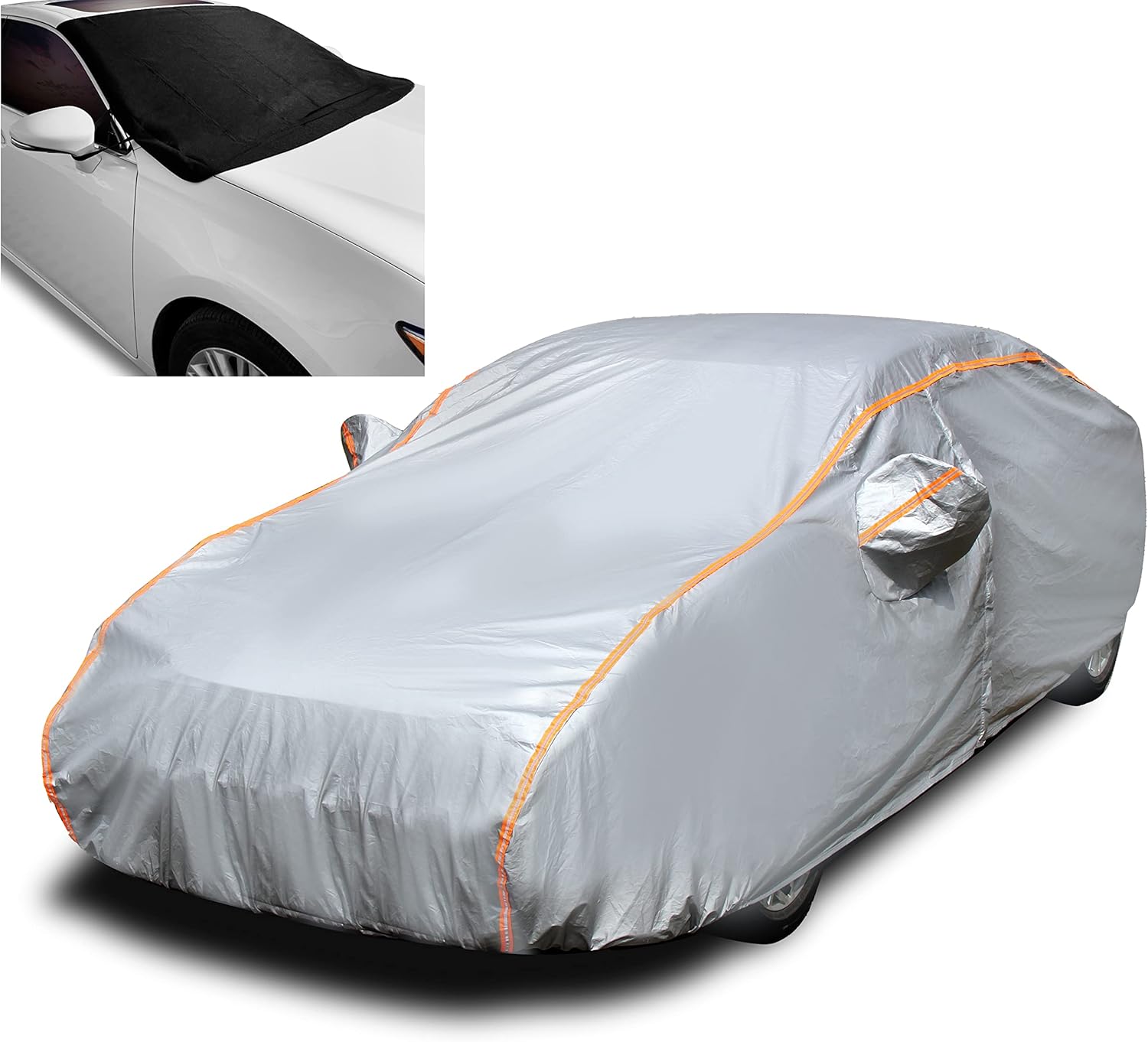 ANITANT 9 Layers Small Car Cover for Automobiles All