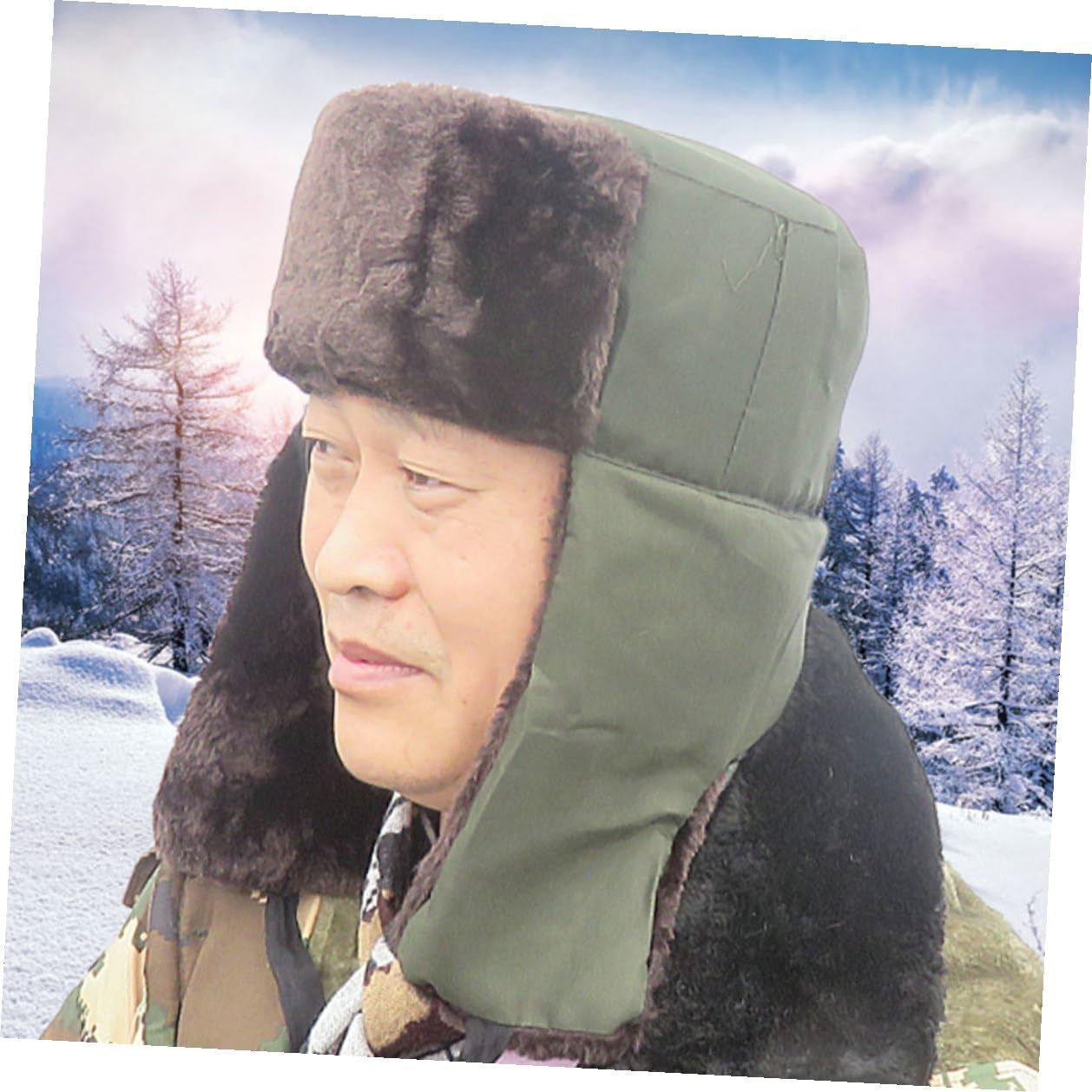 Didiseaon Winter Thicken Trapper Hat with Ear Protection, Outdoor Camo Warmth Cap for Hunting and Cold Weather