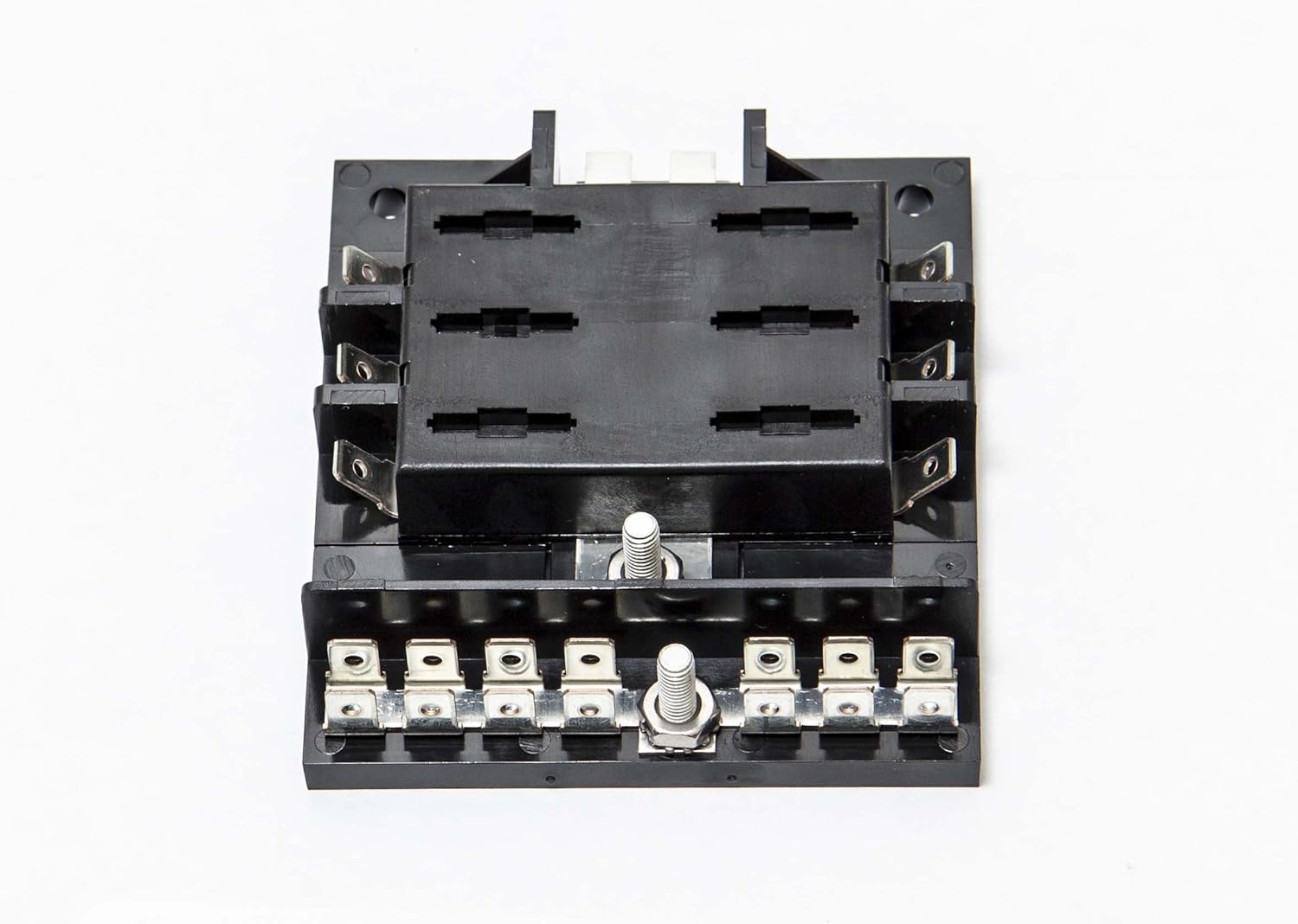 Sierra International FS40420 ATO/ATC Fuse Block with Busbar - 6-Gang , white