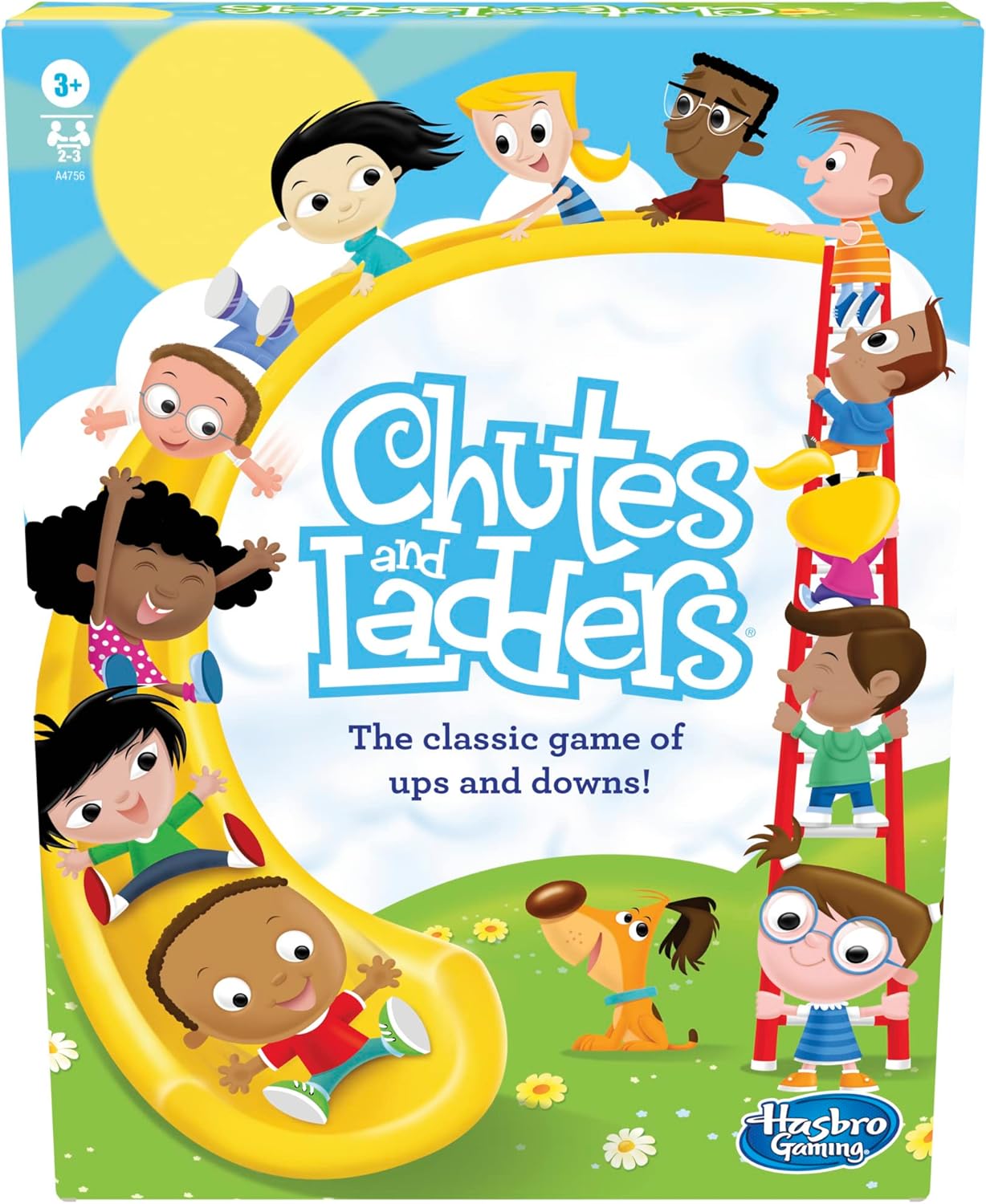 Chutes and Ladders Board Game, Fun Game for Kids Ages 3 and Up, Game