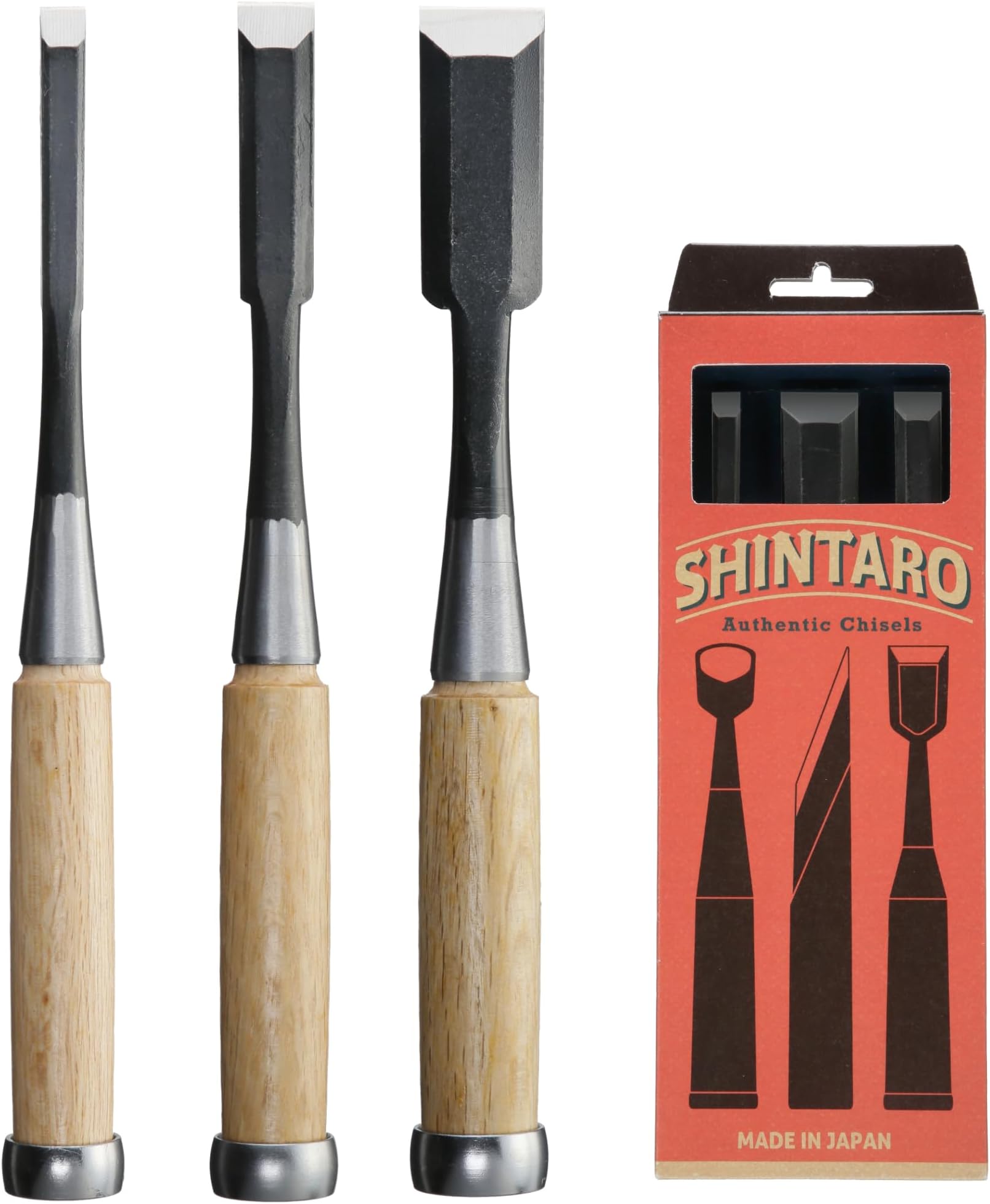 Authentic Japanese Chisel Set 3 Pieces