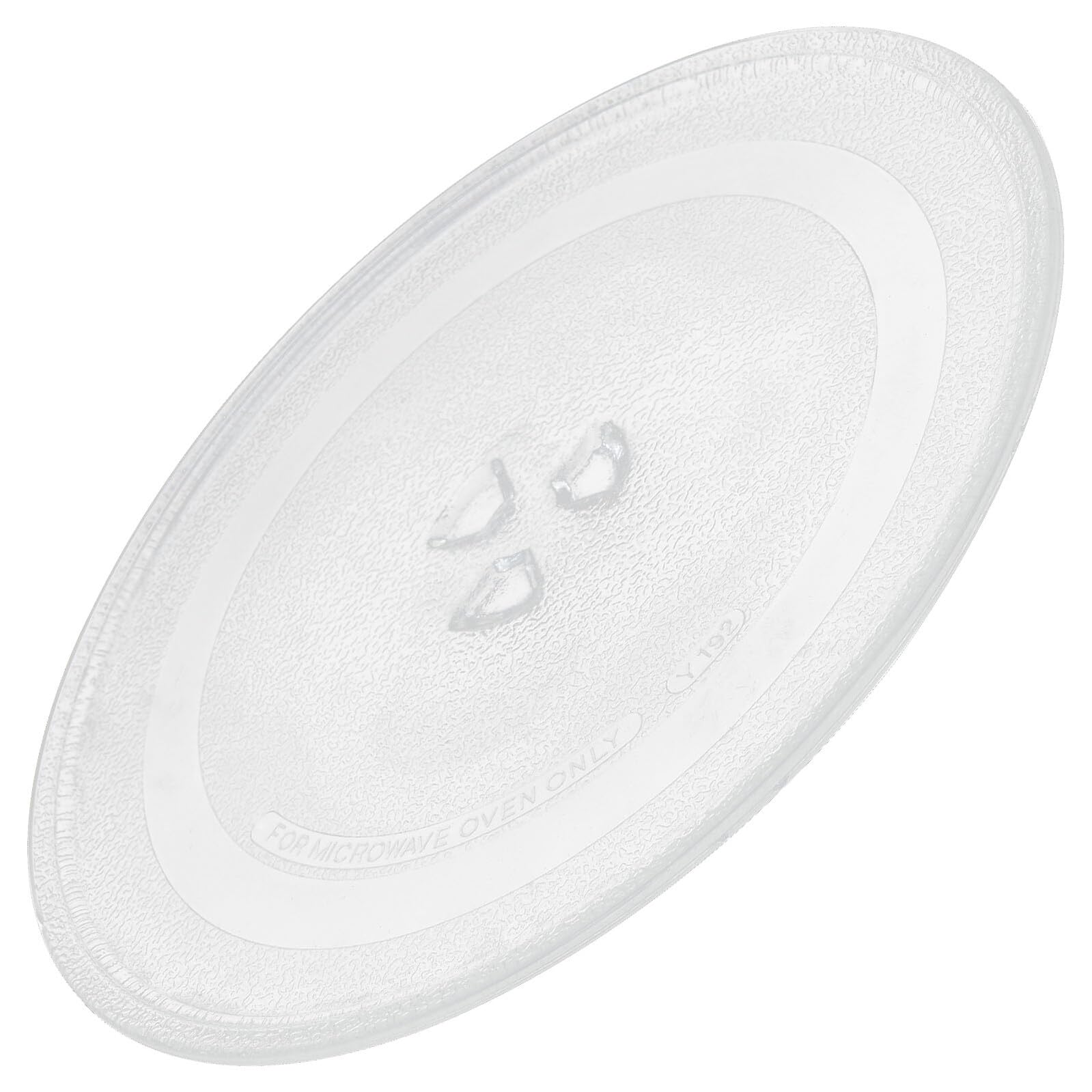 Plaque de verre pour micro-ondes TOYANDONA plateau tournant blanc pour cuisson