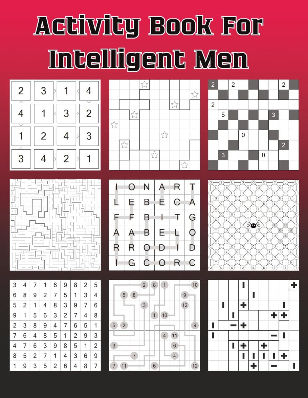 Activity Book For Intelligent Men: Brain Teasers, Mind Games, And Logic Puzzles For Adults