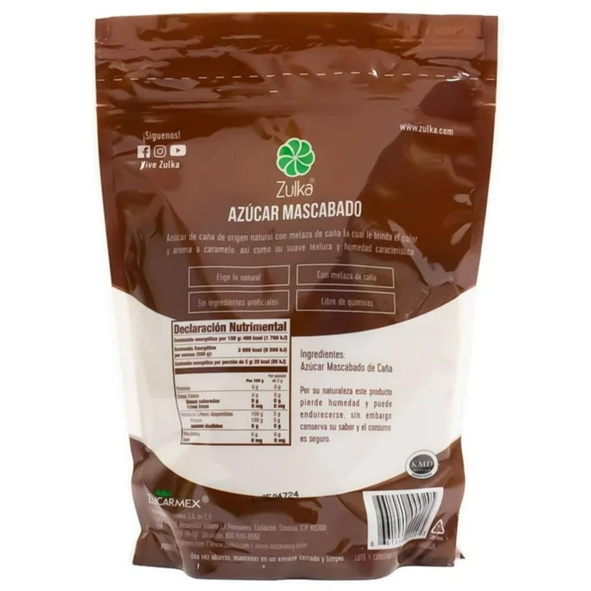 Amazon.com: Zulka Mascabado Cane Sugar, 17.64 oz | Natural