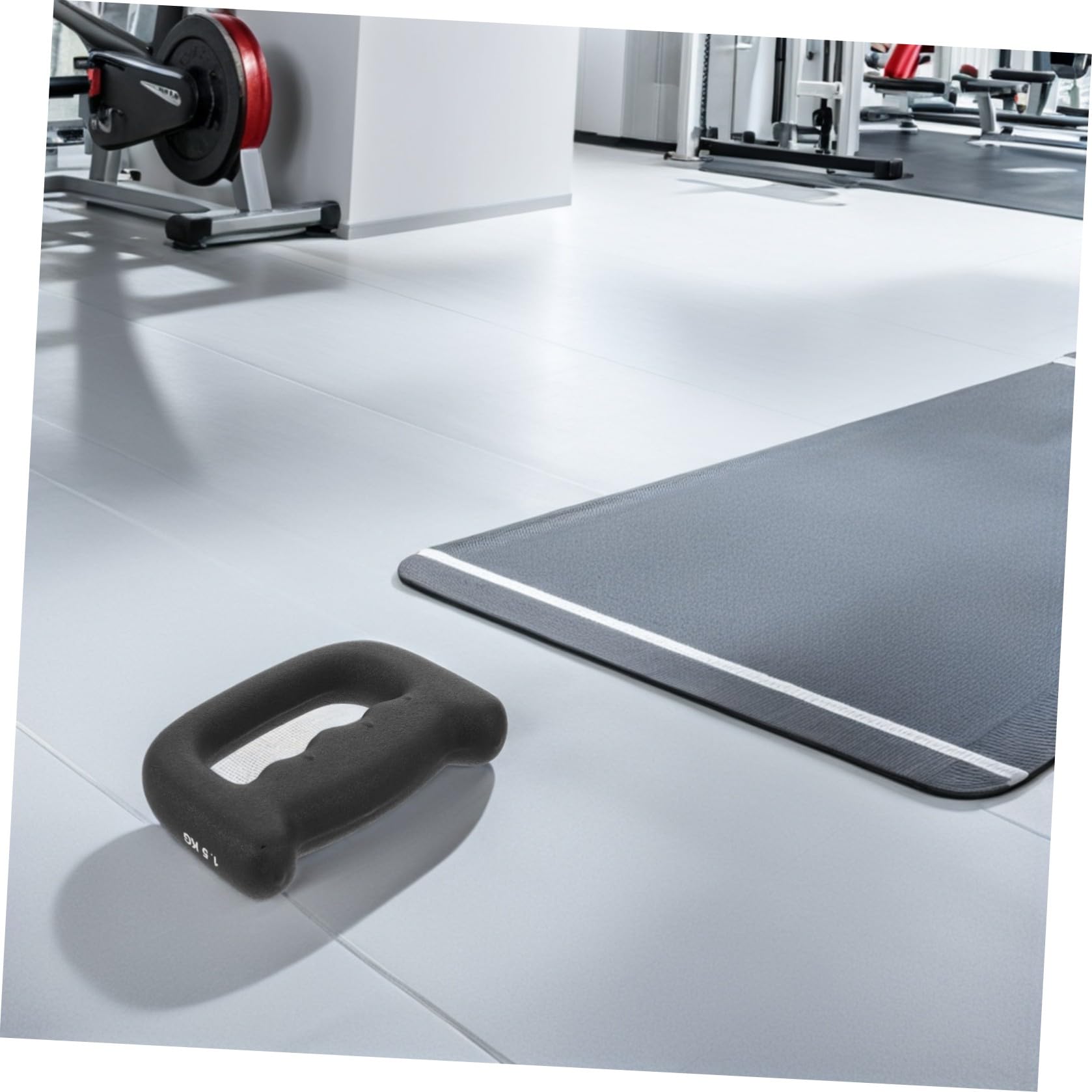 Healeved Manubrio Ergonomico Forma di Mano con Impugnatura per Allenamento Fitness per Esercizi di Forza e Tonificazione Muscolare
