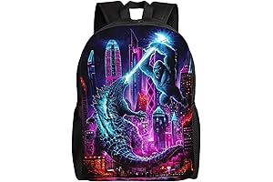 Godzilla vs King Kong Premium Canvas 3D Printed Backpack