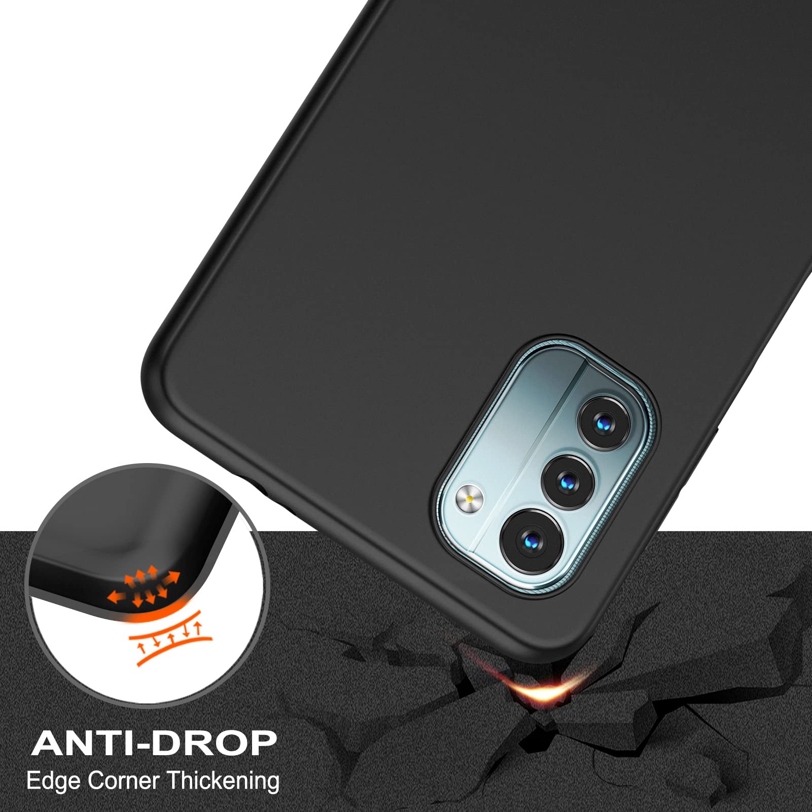 Adolasx Cover Compatibile Per Nokia G21/G11 Silicone Trasparente - Foto 5