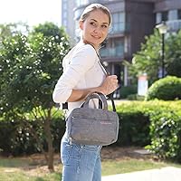 Vista 8 de Lekebaby Bolsa enfriadora de leche materna con bolsa de hielo, se adapta a 4 biberones, perfecta para madres lactantes y guardería