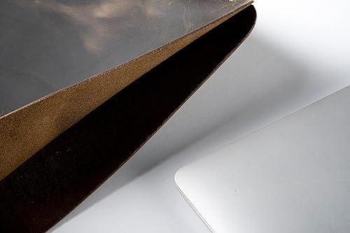 Miniatura 3 de Genuine Leather Sleeve Bag for Lenovo Yoga 9i 14-inch 2021&2022, Lenovo Yoga 7i 14-inch 2021, Lenovo Flex 5 14-inch (Dark Green)