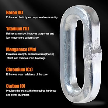 Snow Chains Quick Easy Installation,Tire Traction Chain For Car Trucks SUV, Adjustable Universal Emergency Thickening Tire Chains, Emergency Traction -Set of 2(255/60 R19)