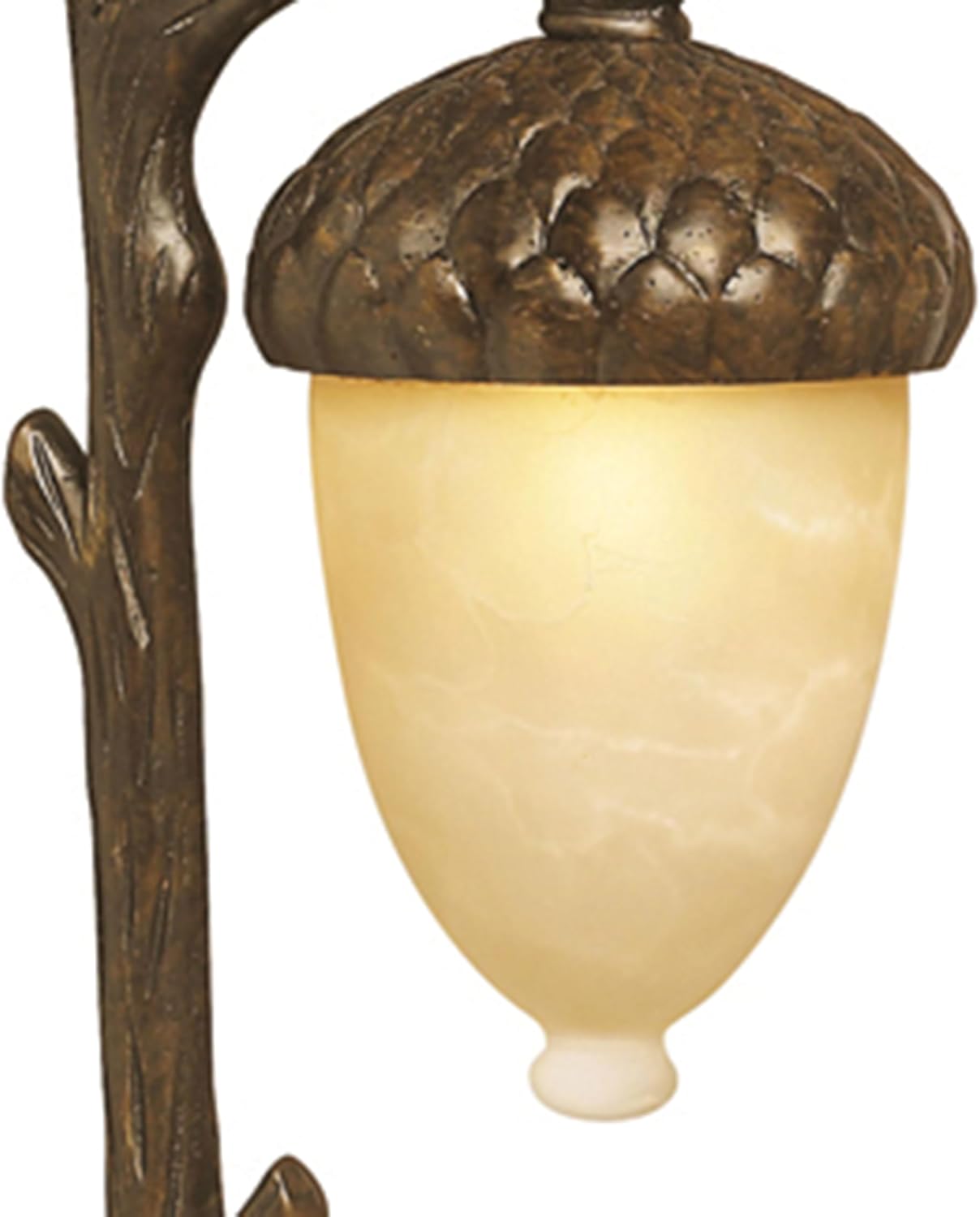 Hinkley Squirrel Landscape Path Light, 2.5W T5 LED Included, Aluminum, Champagne Glass, Acorn Shaped, Regency Bronze Finish