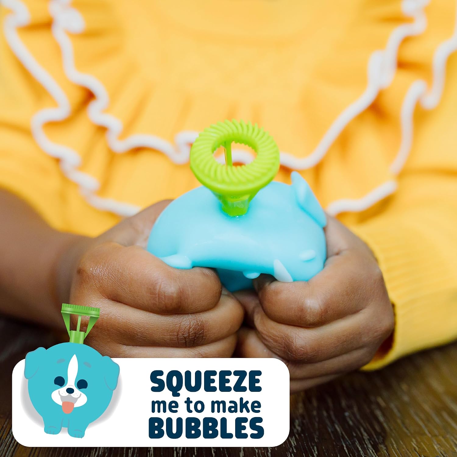 Chuckle & Roar - Bubble Besties - Fun and Colorful Characters - Soft and Washable - Fun in the Outdoors or in the Pool - Squish to Blow Bubbles - Ages 3 and Up