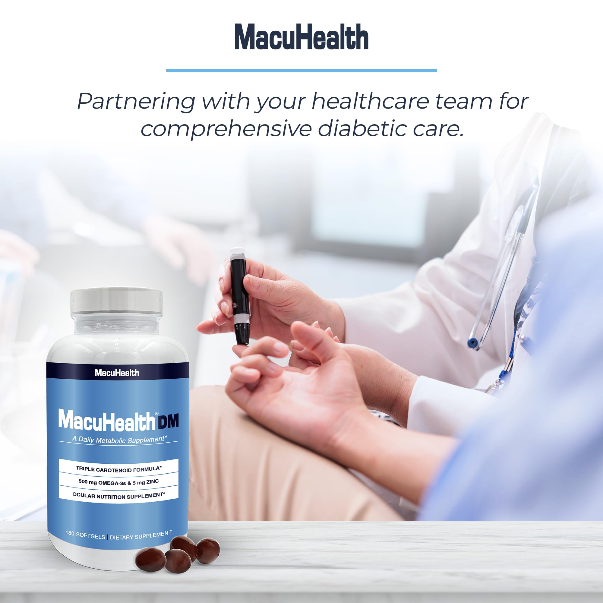 Macuhealth Daily Metabolic Triple Carotenoids - EPA/DHA Omega-3 with Zinc — Amazon image 3