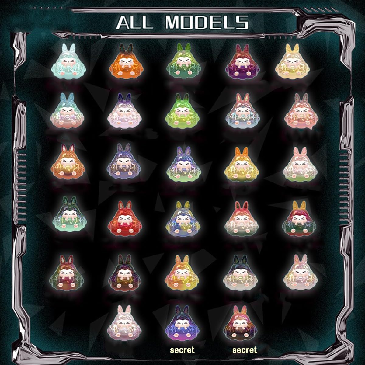 Aven Rabbit Kiki Phantom Mini Series Blind Box Action Figures Mystery Box Cute Random Toys Birthday Gift Christmas Collectible Toy for Desktop Ornaments, 1PC