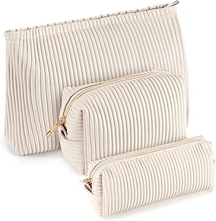 Talltalk 3 piezas de bolsa de maquillaje cosm...