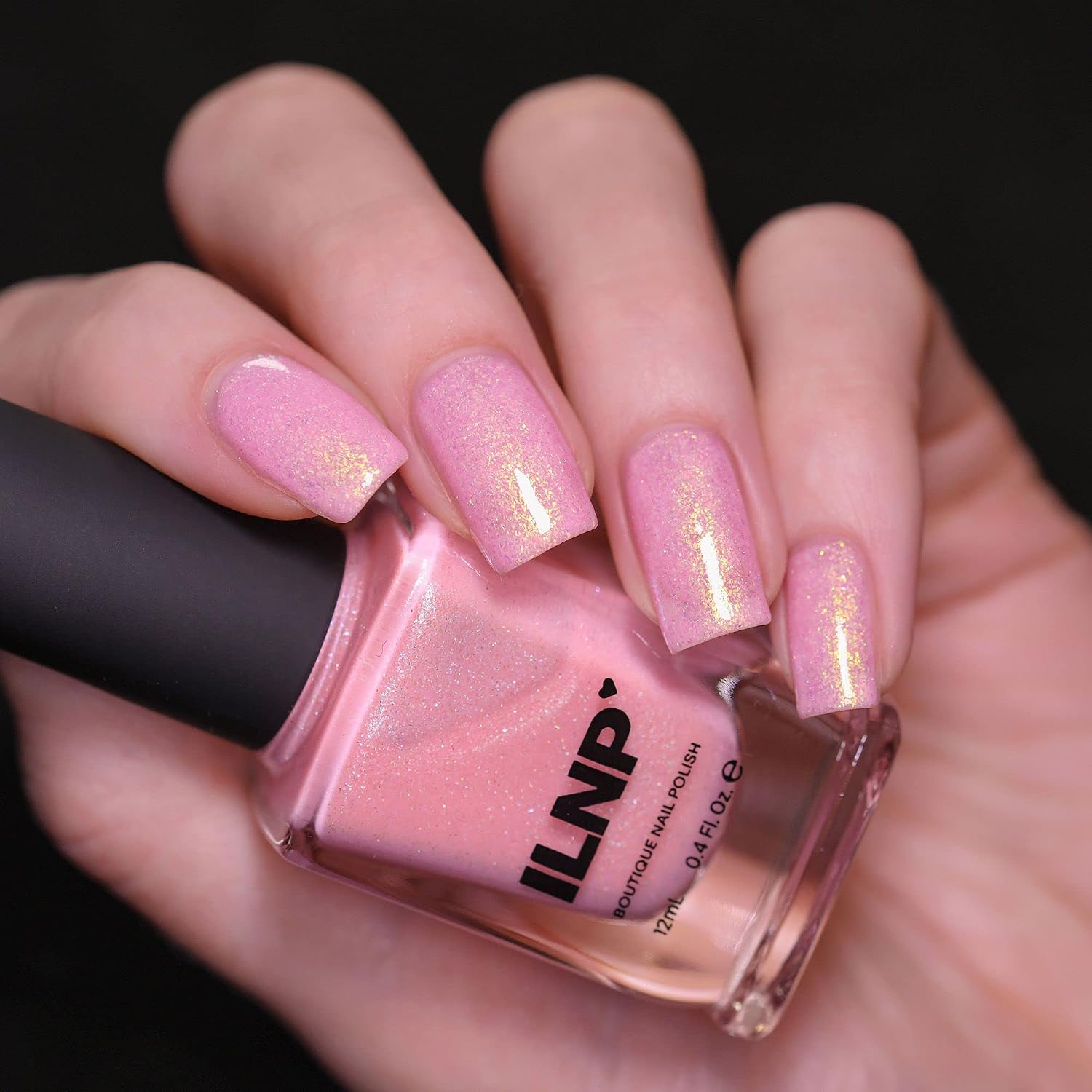 ILNP Fairy Floss - Pastel Pink Shimmer Nail Polish