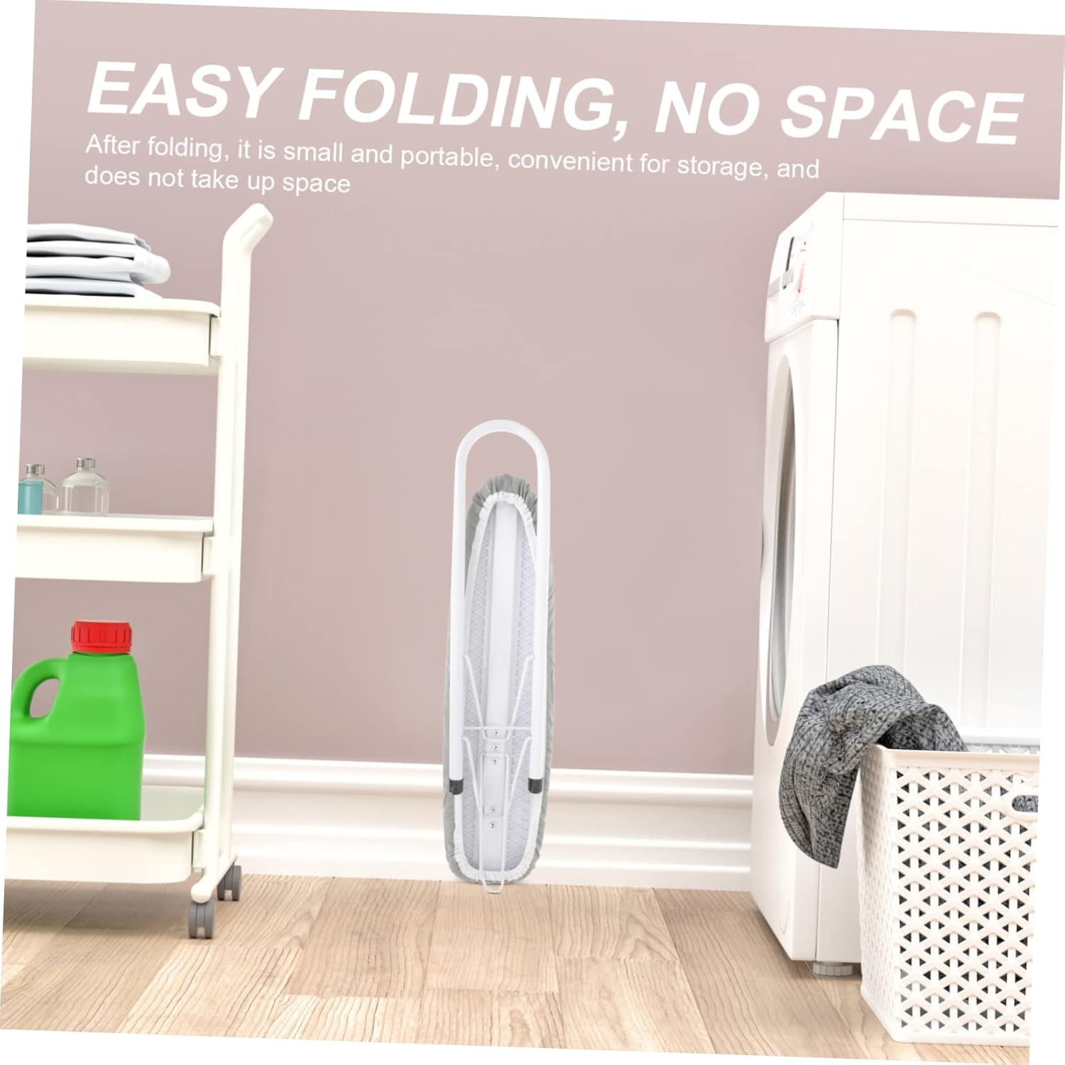 STOBAZA Folding Ironing Board Compact Tabletop Ironing Tool for Home Use Sturdy Design for Easy Ironing of Sleeves and Areas for Apartments and Hotels