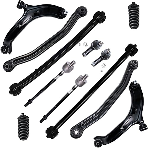 Miniatura 38 de Detroit Axle - Kit de suspensión delantera FWD de 12 piezas para Toyota Matrix Pontiac Vibe 2003 2004 2005 2006 2007 2008, 2 brazos de control