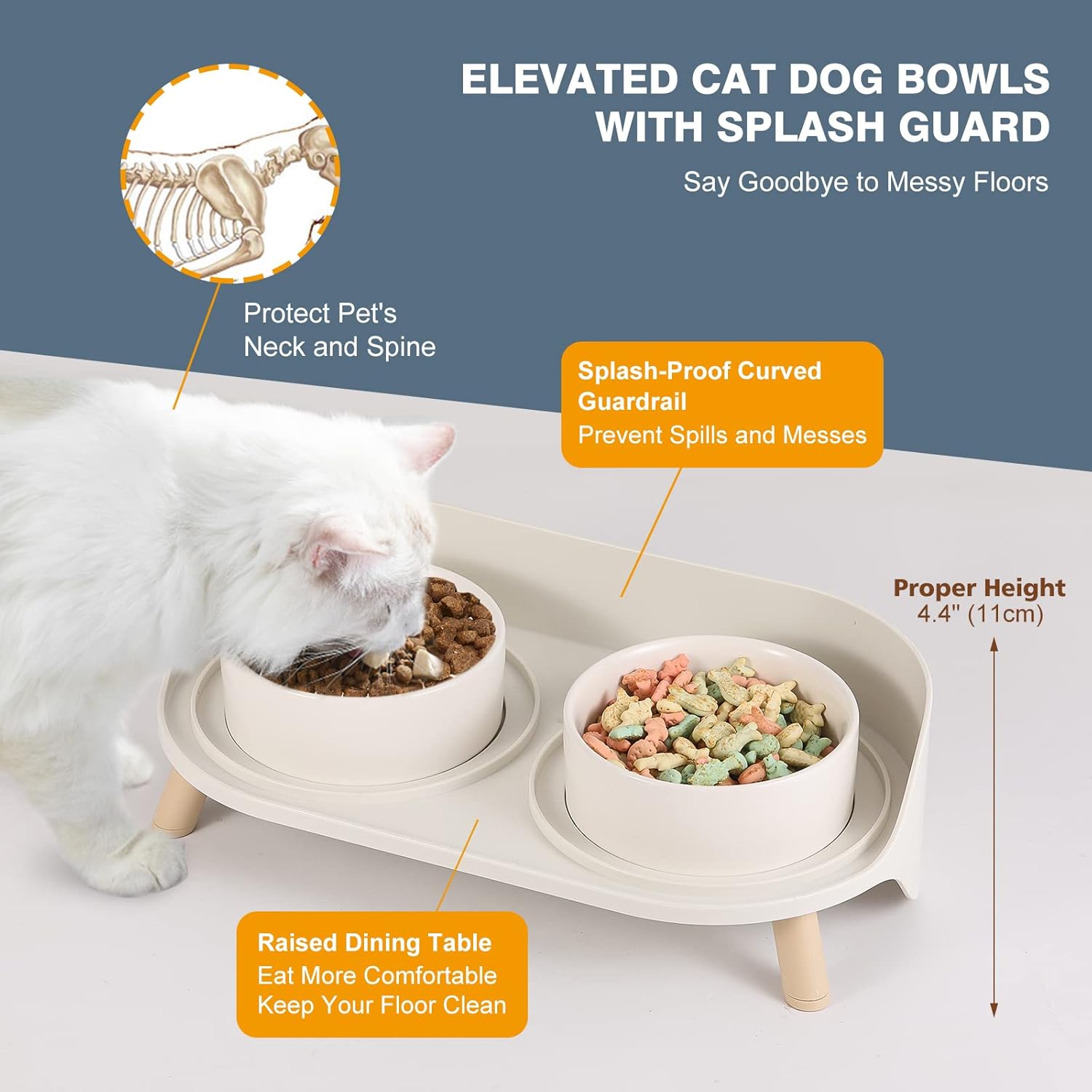 Elevate Mealtime: The Best Raised Cat & Dog Bowl Set Review!
