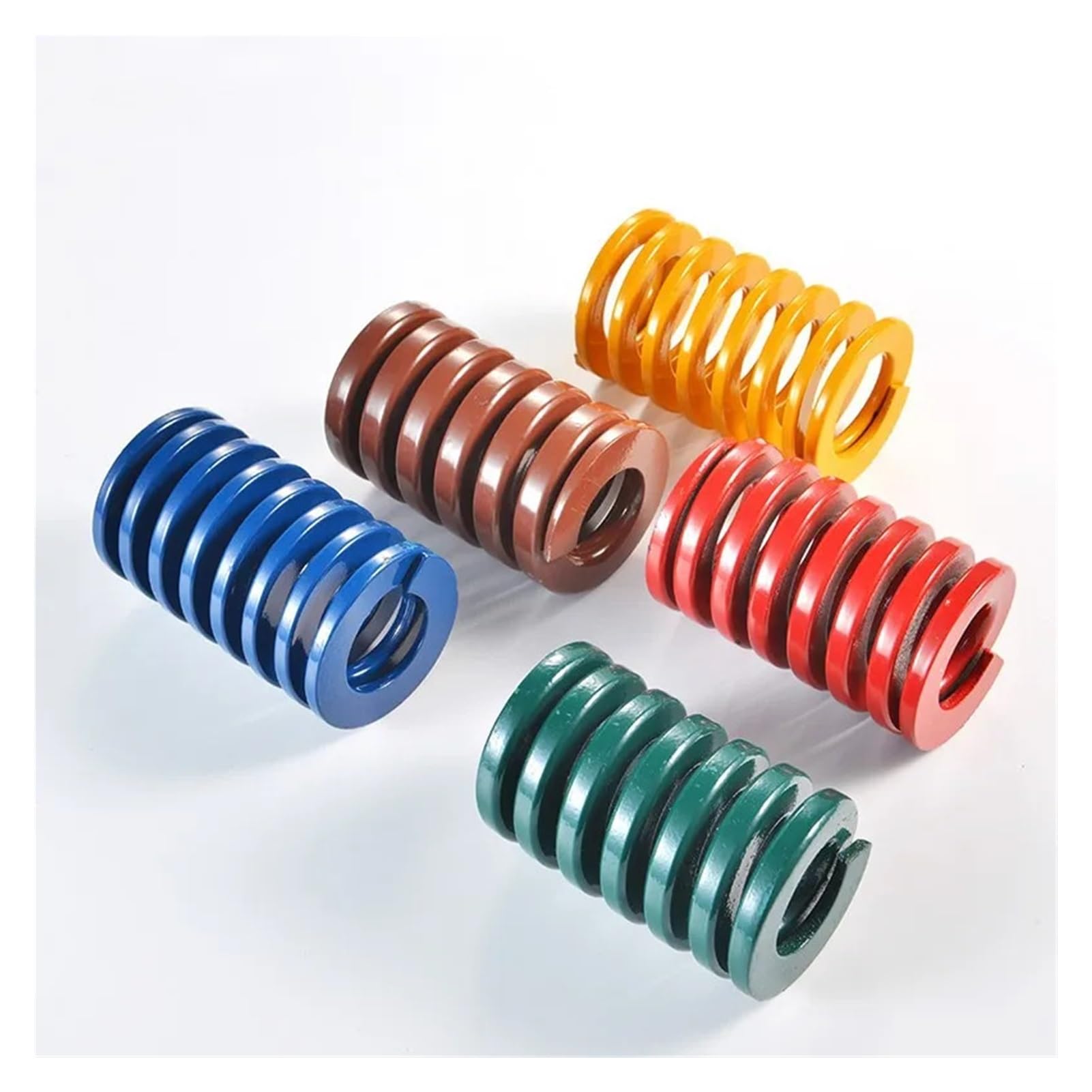 4 pz Molle di stampo compressione stampata a spirale durevoli diametro esterno 16 mm interno 8 mm lunghezza 20-55 mm (16 x 8 x 35 mm, rosso)