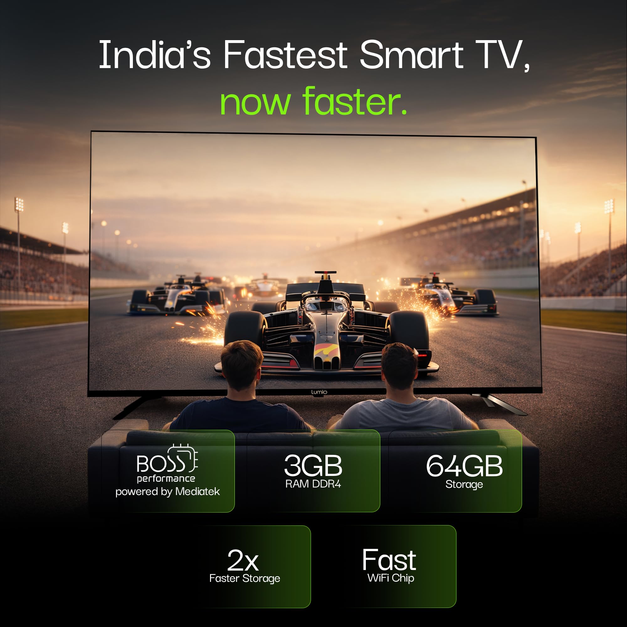 Lumio Vision 9 2026 139cm (55 inches) 4K Ultra HD Smart QD-MiniLED TV EPIC3-ADSI — Amazon image 8
